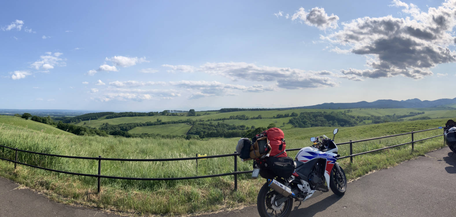 ナイタイテラスへ向かう途中の風景